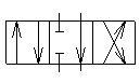 Схемы распределения рабочей жидкости для распределителей Ду=20, 32 мм